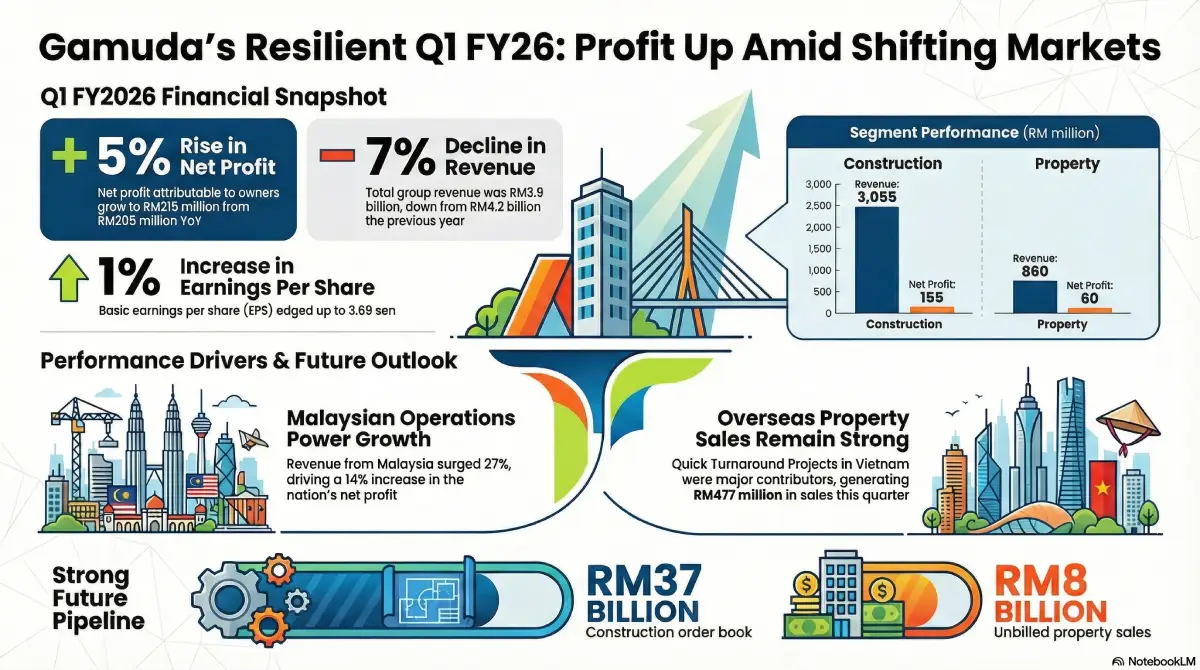 Gamuda Berhad Q1 FY2026 Chart