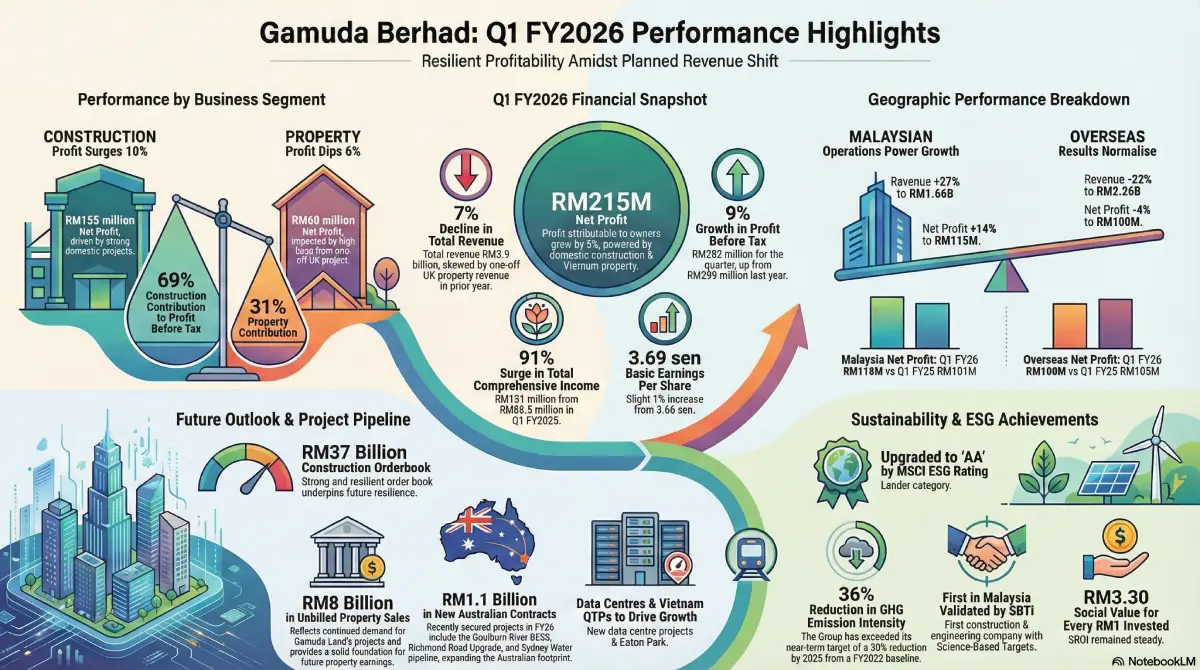 Gamuda Berhad Q1 FY2026 Chart