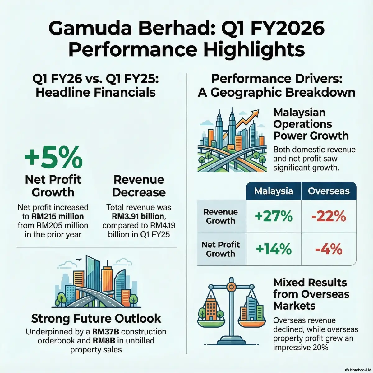 Gamuda Berhad (5398) Q1 FY2026 Review: A Construction Giant in Expansion Mode