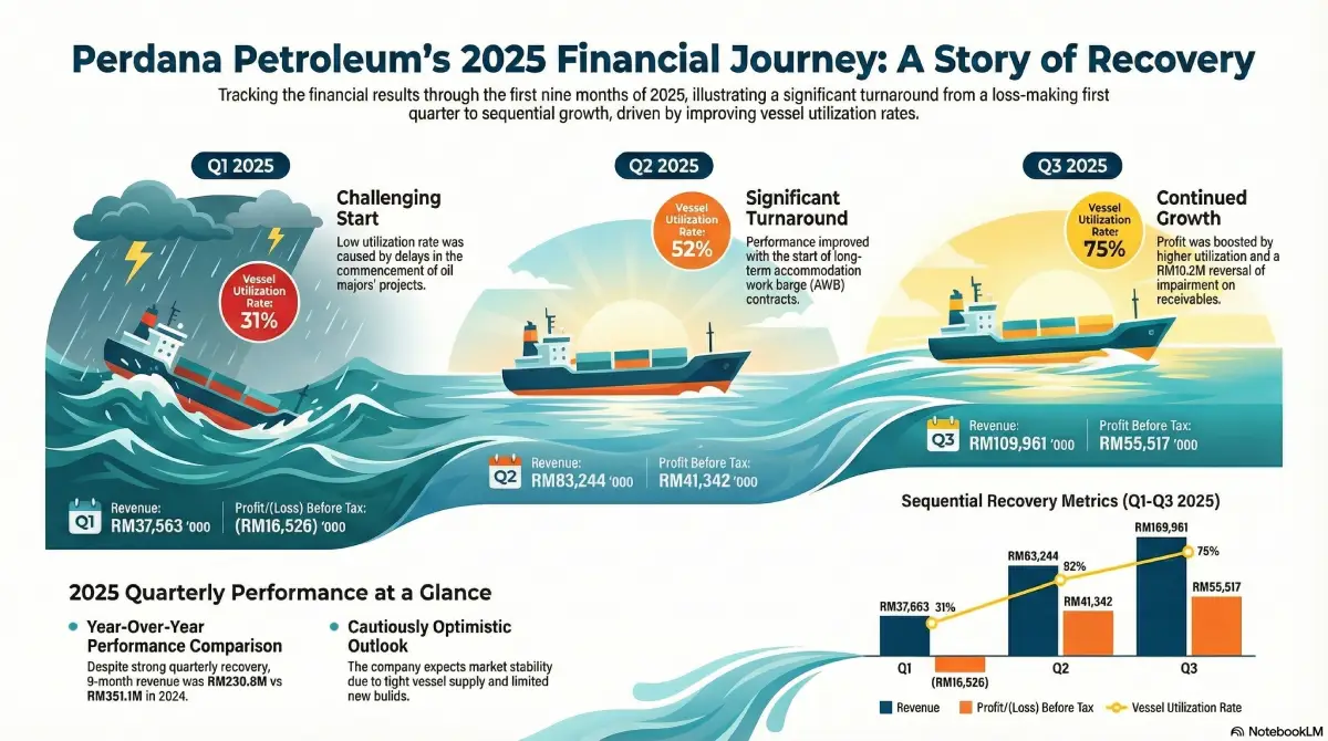 Perdana Petroleum Berhad Financial Journey YTD Q3 2025 Chart